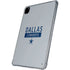 NFL Dallas Cowboys Silver Performance Series iPad Pro 11in (2024) Clear Case